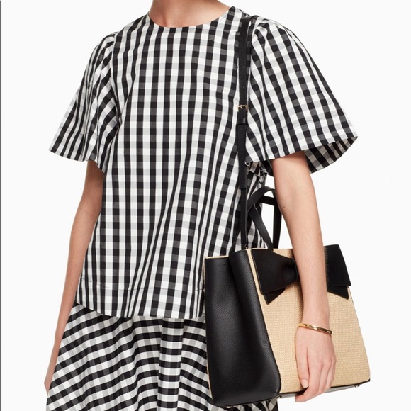 Kate Spade Olive Drive Straw Brigette Bag - Picture 3 of 14